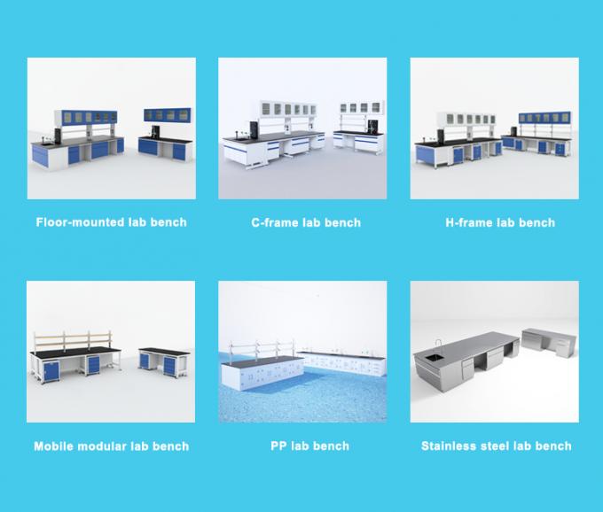 저장 다목적과 녹슬지 않는 철강 실험실 워크 벤치 9
