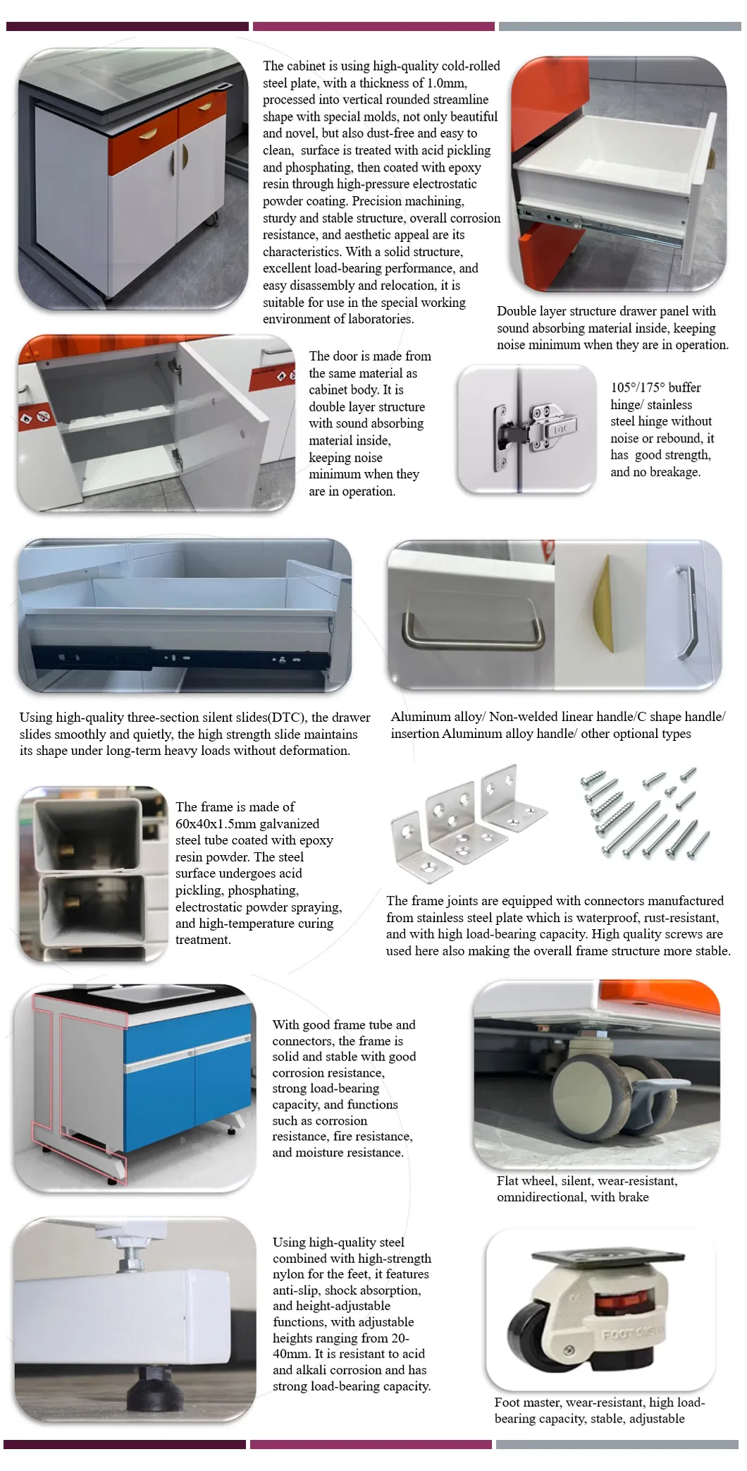 최고 가격 화학 실험실 가구 제조업체 잘 설계 된 실험실 작업용용 솔루션 2
