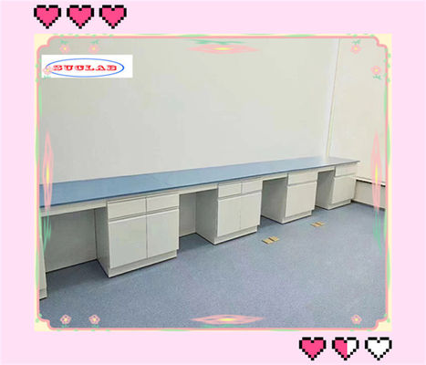 좋은 가격 직사각형 화학 실험실 벤치 차원 L*1500/750 W *800/850mm H 사용자 정의 온라인으로