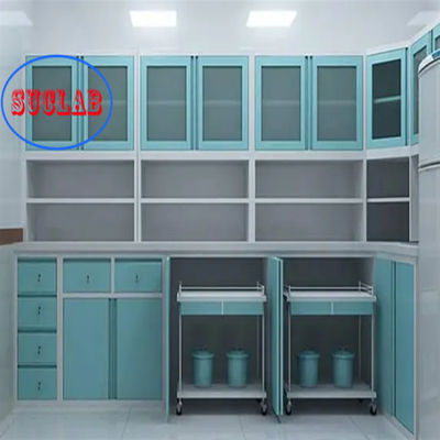 좋은 가격 풀 스틸 병원 클리닉 가구 치료 캐비닛 힌지 110도 L 3000*W 600*H 850-900mm 온라인으로