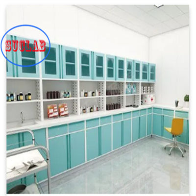 좋은 가격 세 섹션 슬라이더 병원 가구 싱크와 높은 내구성과 성능을 가진 의료 캐비닛 온라인으로