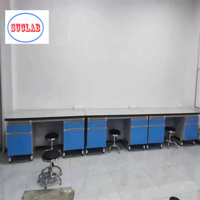 좋은 가격 화학 연구실 작업대 목재 연구실 가구 화학물질 저항성 라미네이트 표면 다중 캐비닛 온라인으로