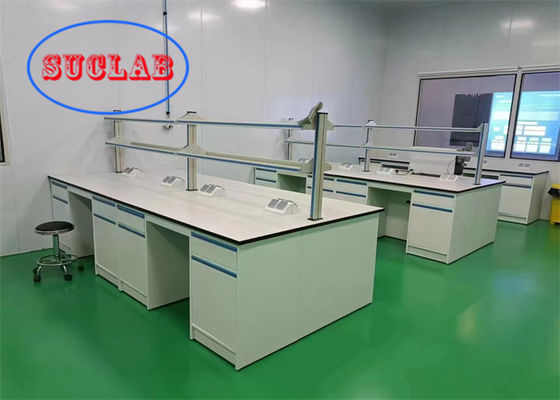 좋은 가격 병원 및 학교 실험실용 블루 에포시 樹脂 카운터 톱 화학 연구소 벤치 비용 온라인으로