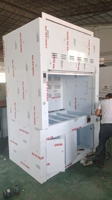 좋은 가격 Explosion-proof Fume Hood with Wet Scrubber Maker Airflow 100m3/h Safety System Anti-static 온라인으로