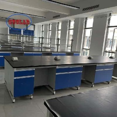좋은 가격 기능적이고 잘 디자인 된 작업 공간을 위해 만든 선반으로 된 목재 실험실 작업판 온라인으로