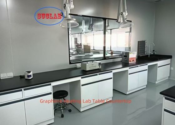 좋은 가격 조정 가능한 유리 선반 화학 연구소 벤치 난방 연구소 작업장 12mm 두꺼운 프레임과 DTC 16-인치 세 섹션 침묵 레일 온라인으로