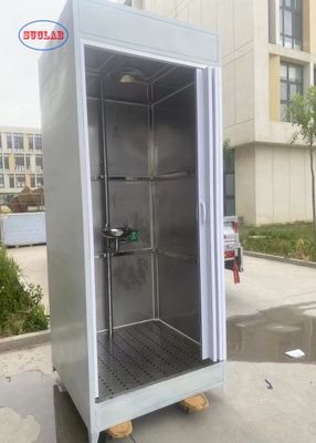 좋은 가격 1.2 파운드 무게 비상 샤워 캐빈 제조업체, 나사 장착 설치 및 90도 스윙 세라믹 헤드워크 온라인으로
