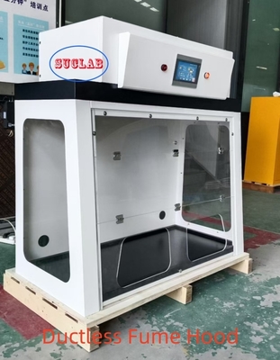 좋은 가격 Sash Opening Vertical Sliding Ductless Fume Hood Manufacturer with ≥99.99% Filter Efficiency 온라인으로