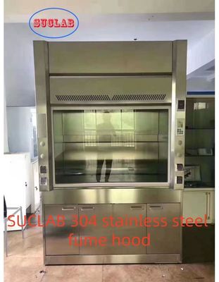 좋은 가격 Custom Original Color Upgrade Your Stainless Steel  Ducted Fume Hood Lab Fume Hood Design fin Laboratory with 220V/10A  and 250mm Air Outlet 온라인으로