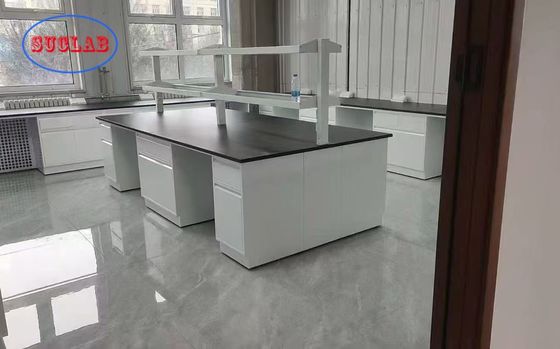 좋은 가격 Customizable Laboratory Workstation Furniture Manufacturer with Chemical-resistant Safety Features 온라인으로